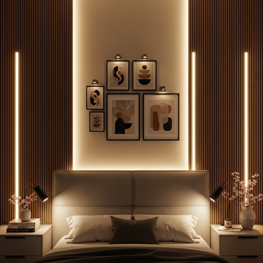 Accent Lighting for Decor Highlights for Bedroom Lighting