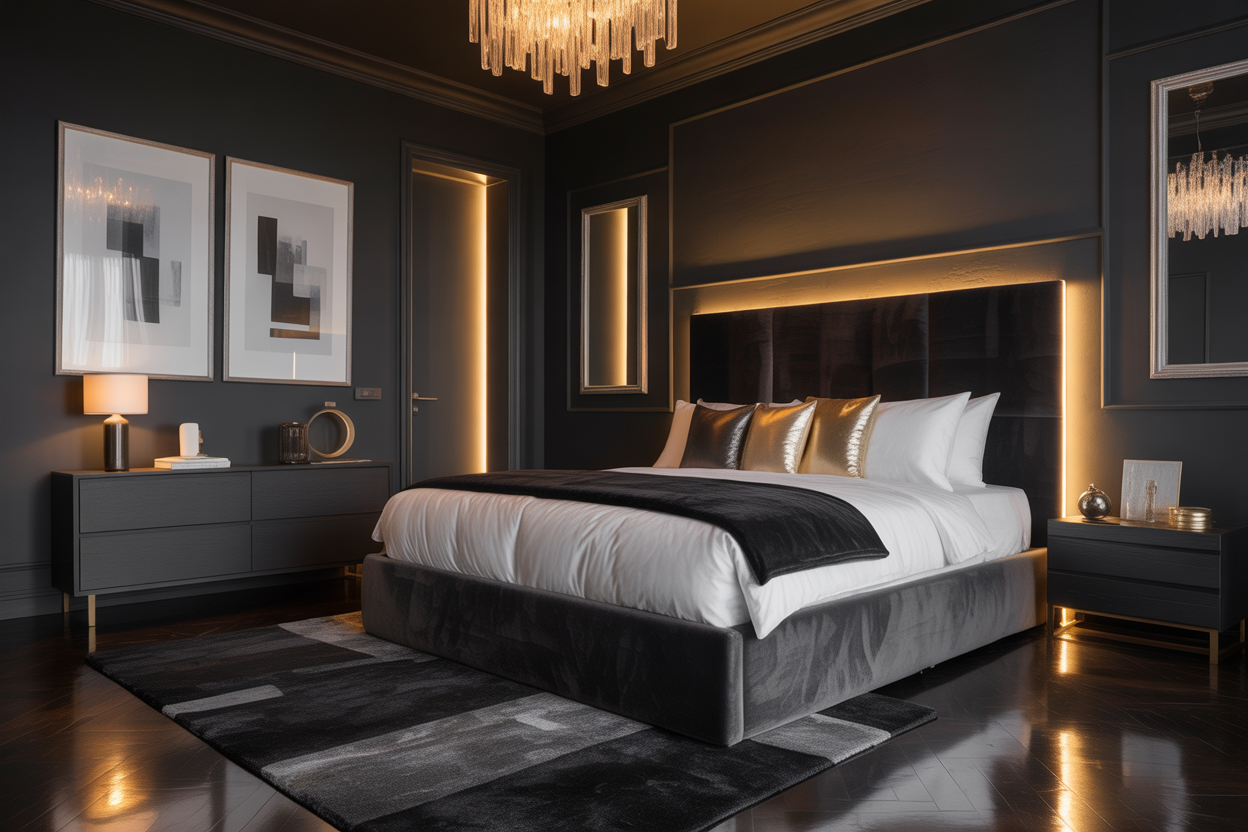 Black Bedroom Ideas