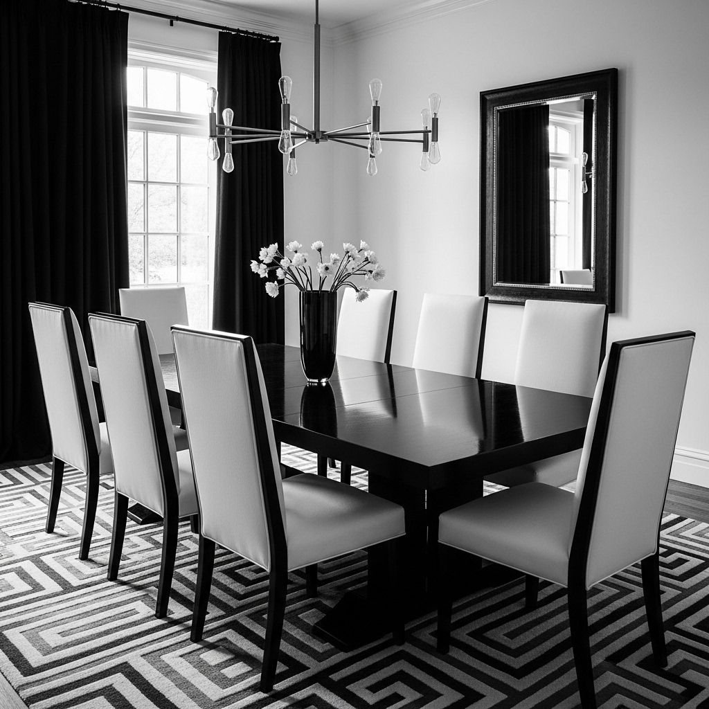 Black White Contrast Drama