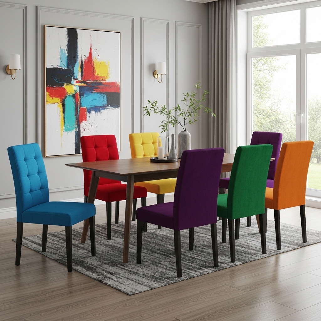 Bold Color Statement Chairs