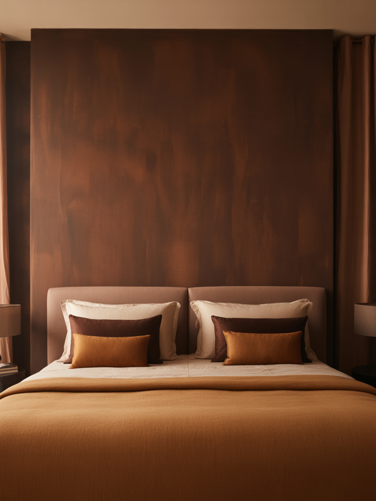 Brown Accent Wall