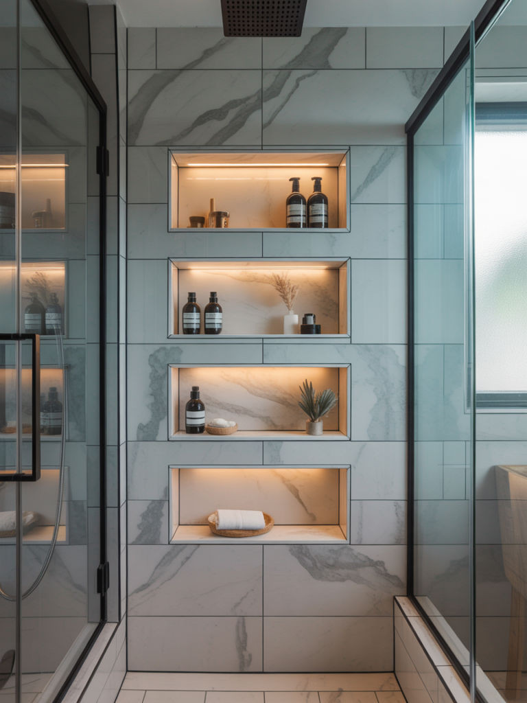 Built In Shower Niches