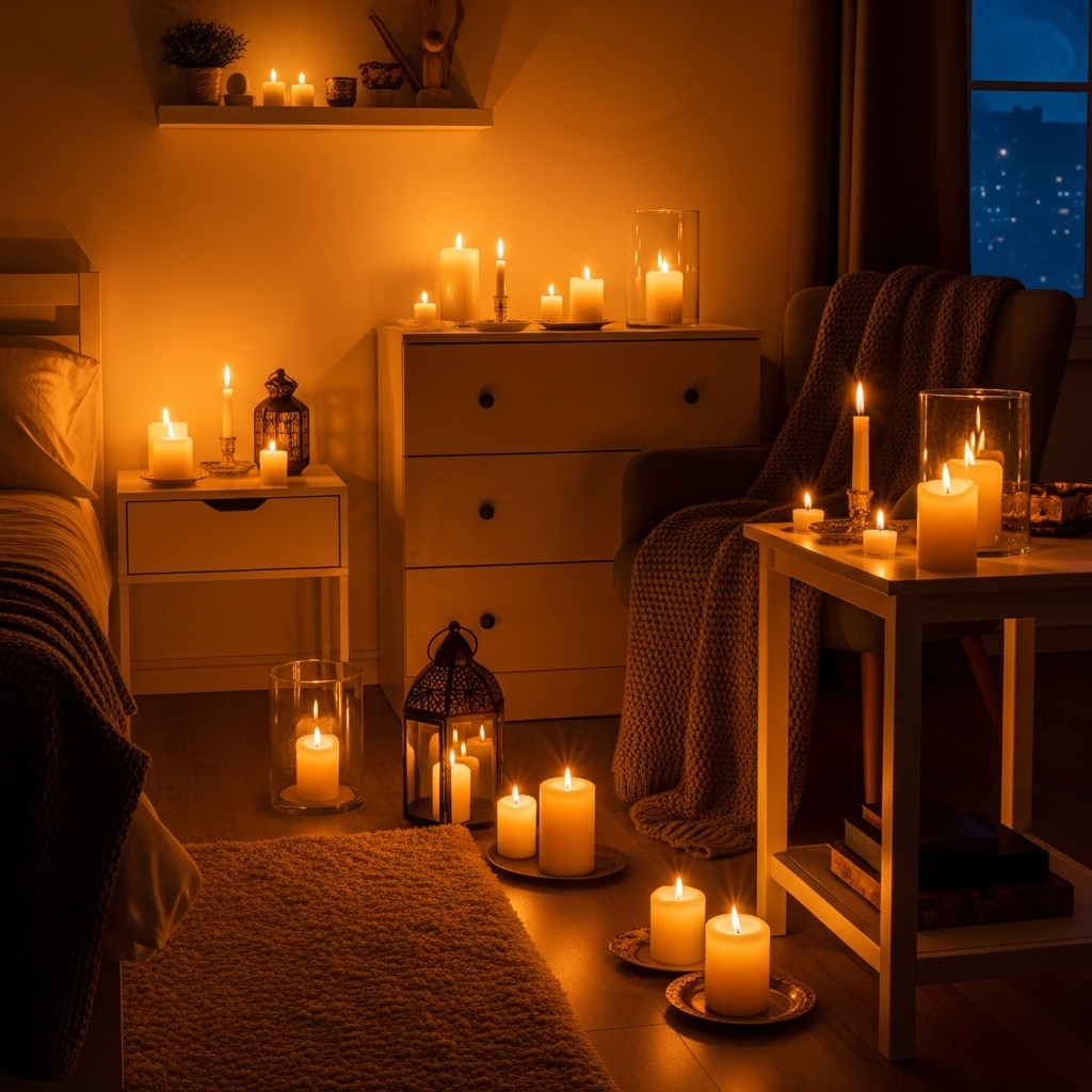 Candles The Ultimate Mood Setter for Bedroom Lighting