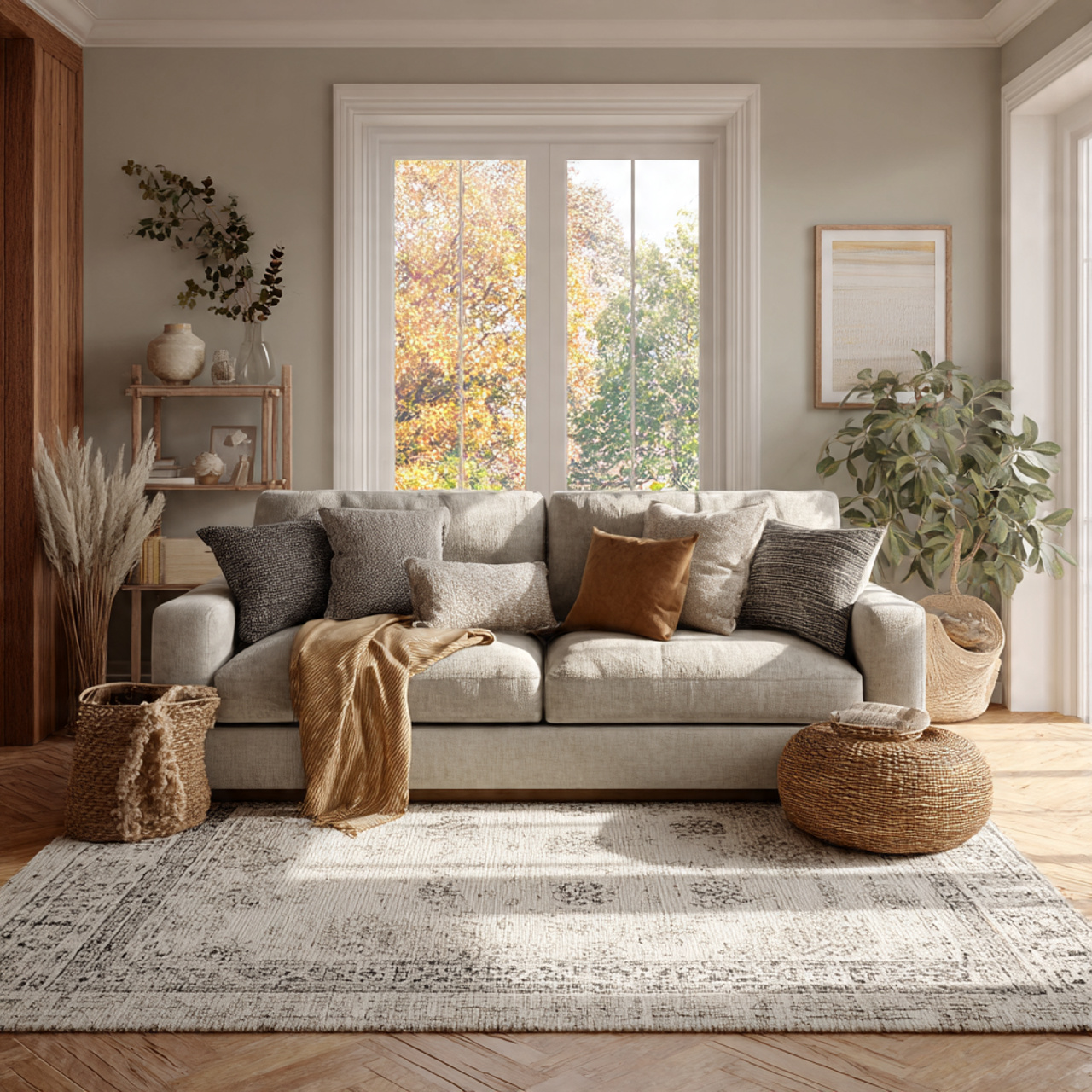 Cozy Rug Layering Trick