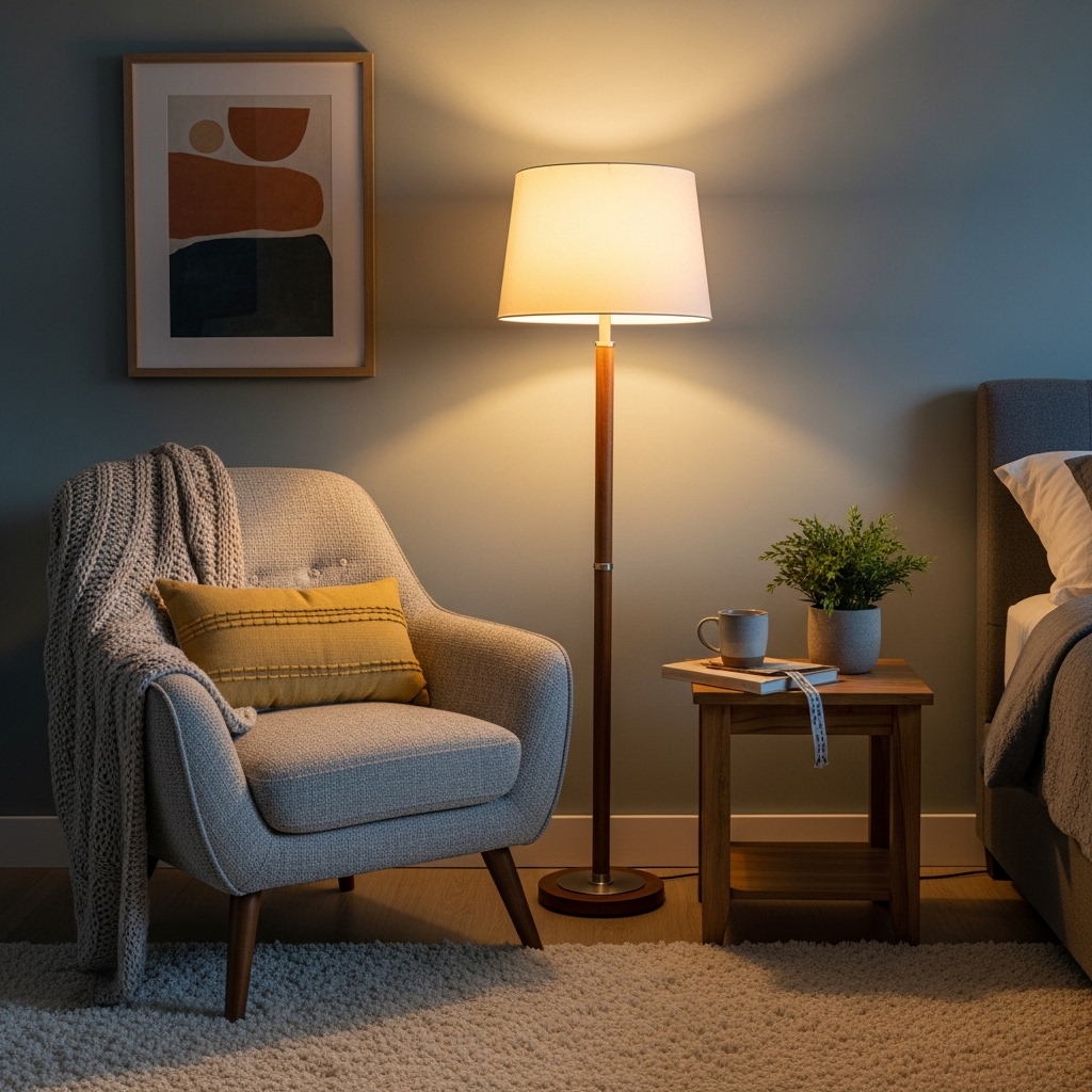 Floor Lamps for Cozy Corners for Bedroom Lighting