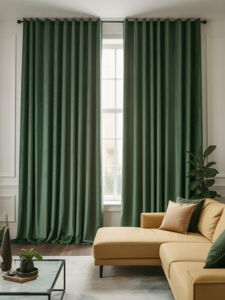 Green Curtains as a Statement
