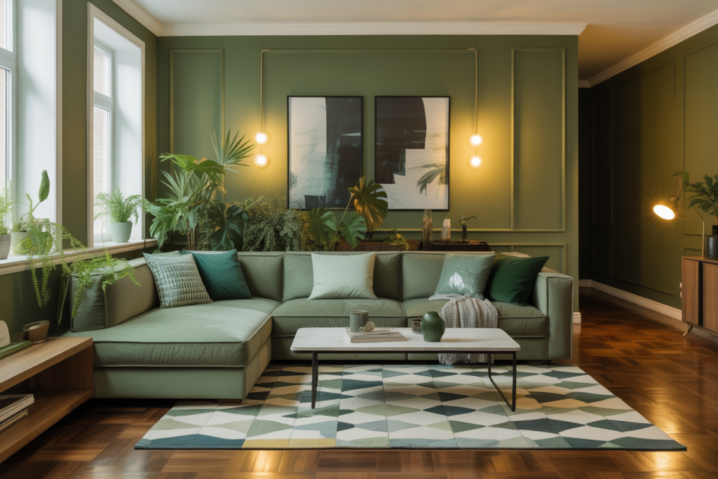 Green Living Room