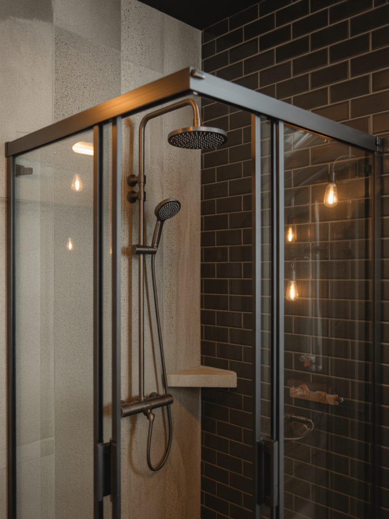 Industrial Chic Shower