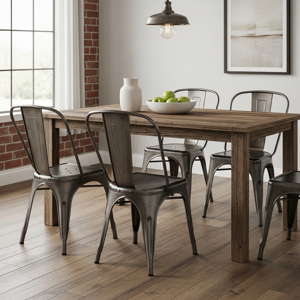 Industrial Metal Chairs