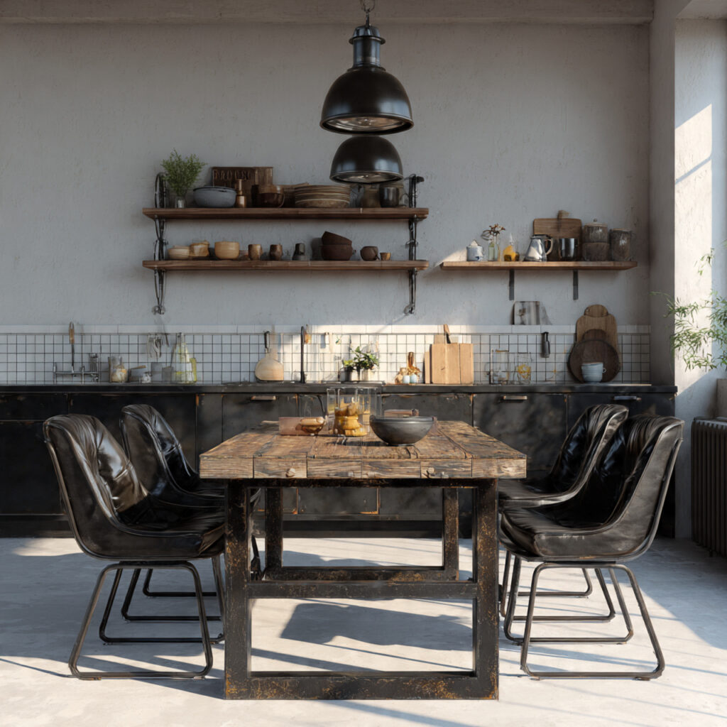 Industrial Style Table Setup