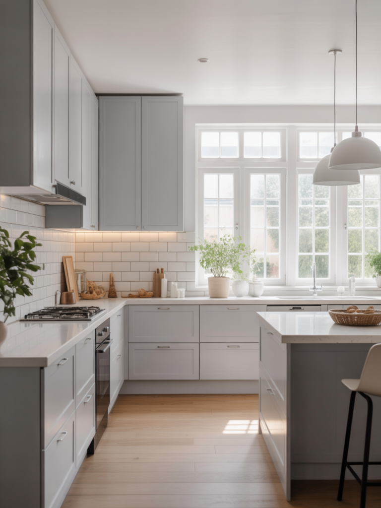 Light Grey White for a Fresh Airy Look