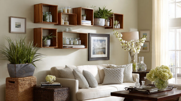 Living Room Shelf Ideas