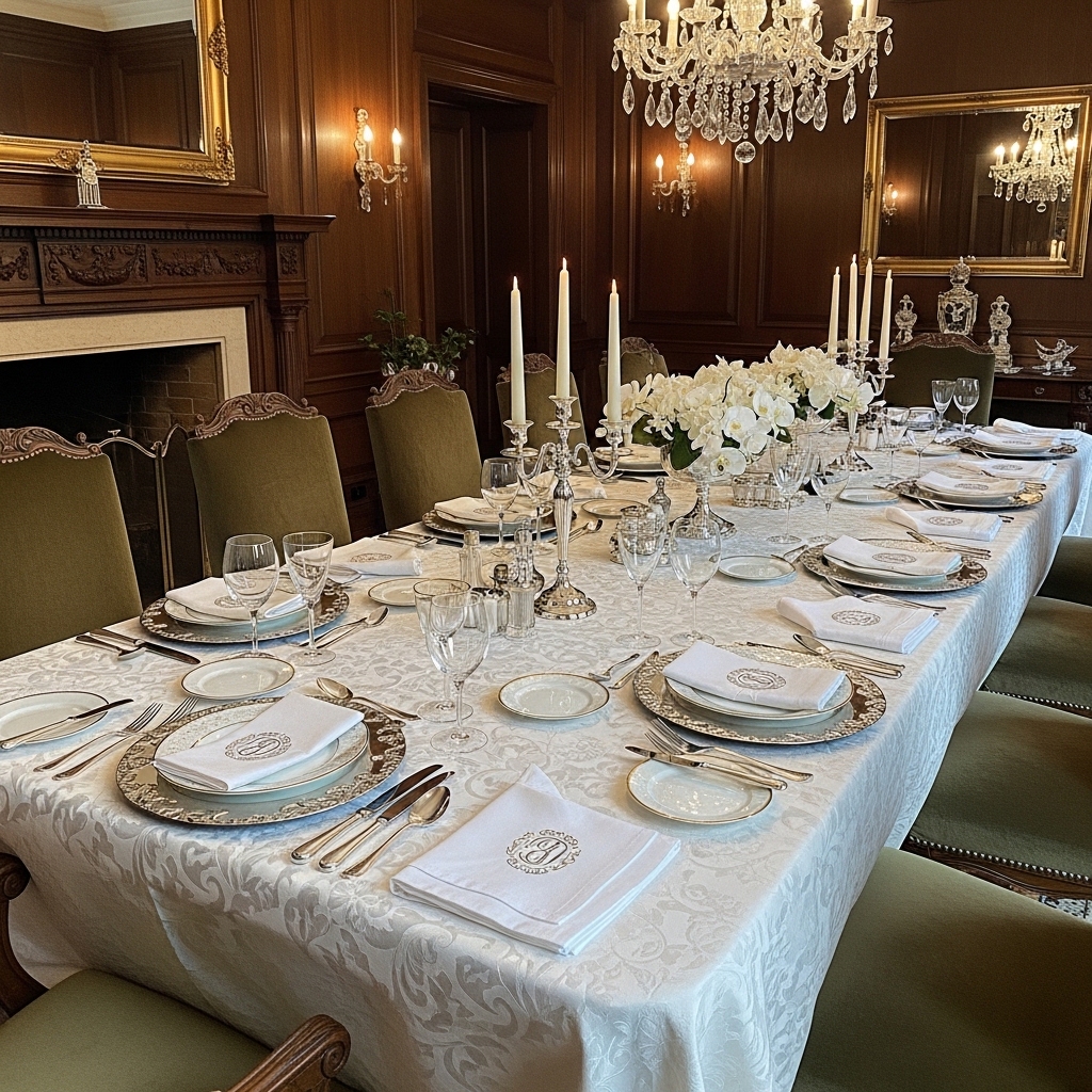 Luxe Table Settings for Luxury Dining Room