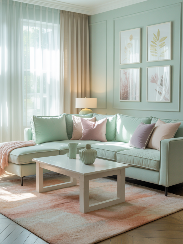 Mint Green Soft Pastels