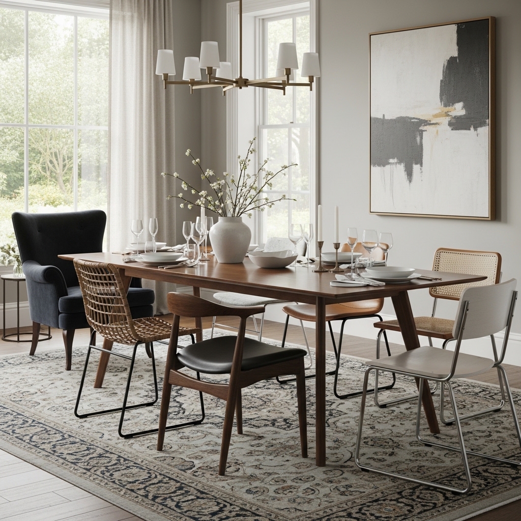 Mix and Match Chairs for Effortless Style