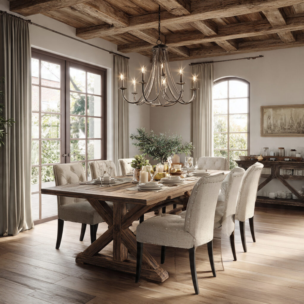 Rustic Wood Elegant Lighting Mix