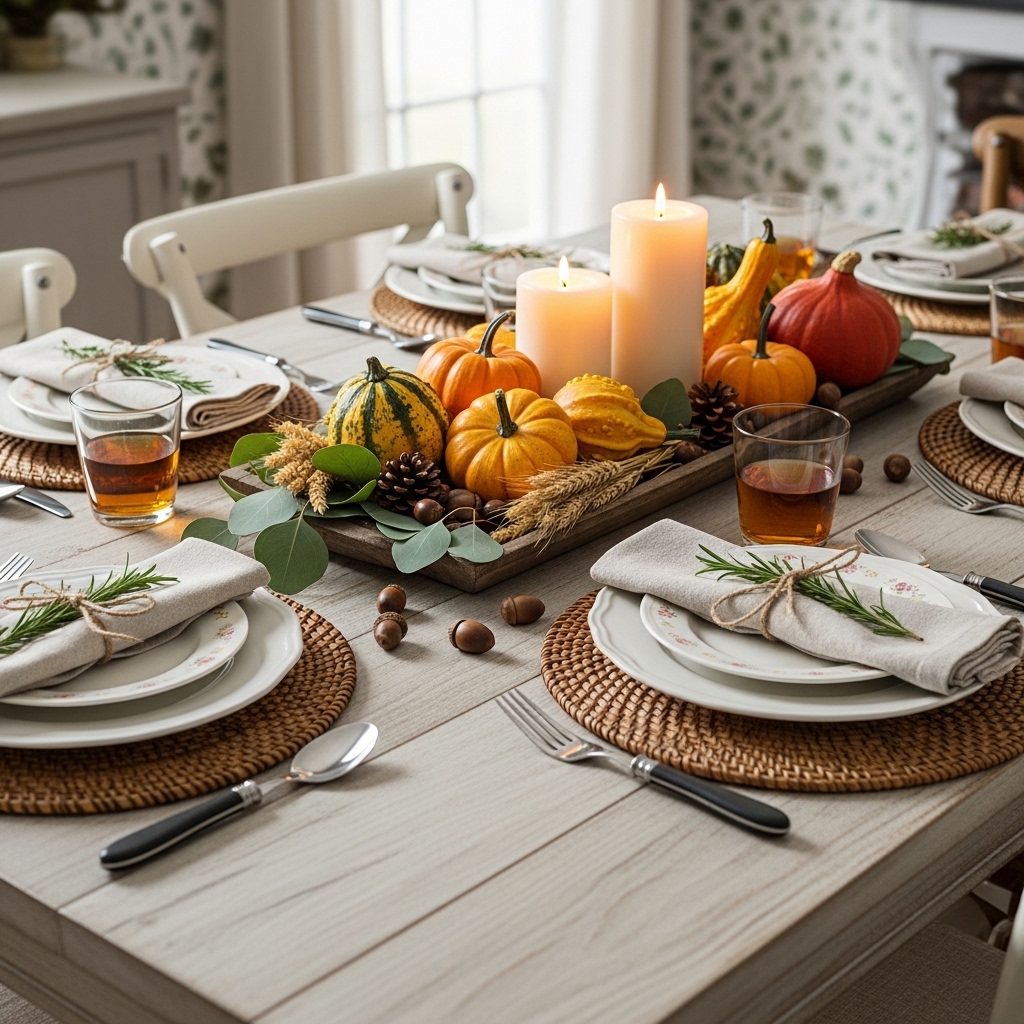 Seasonal Decor Table Styling