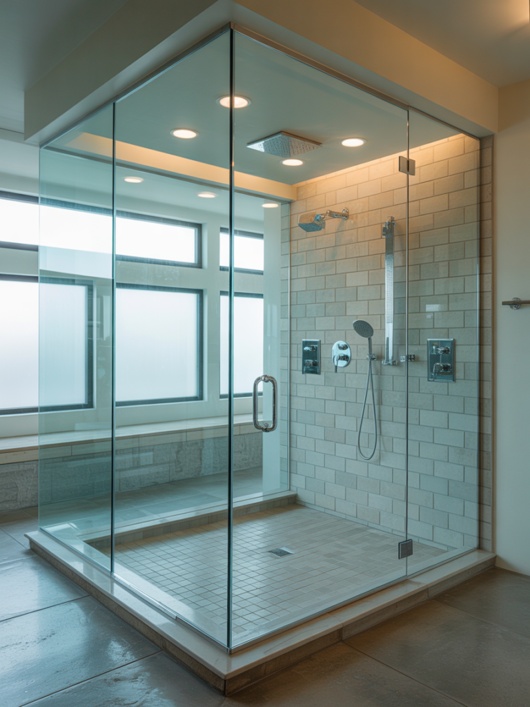 Walk In Glass Shower