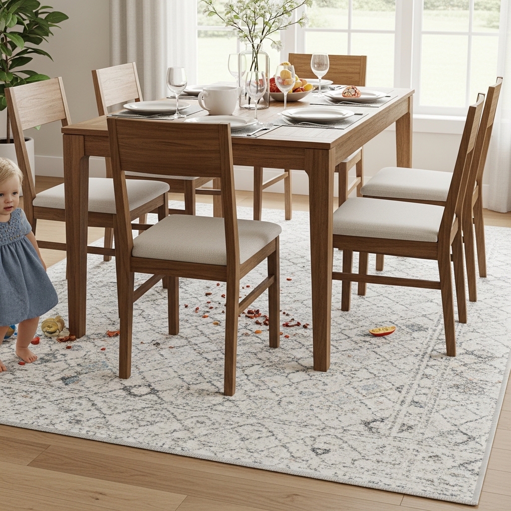 Washable Rug for Dining Room Rug