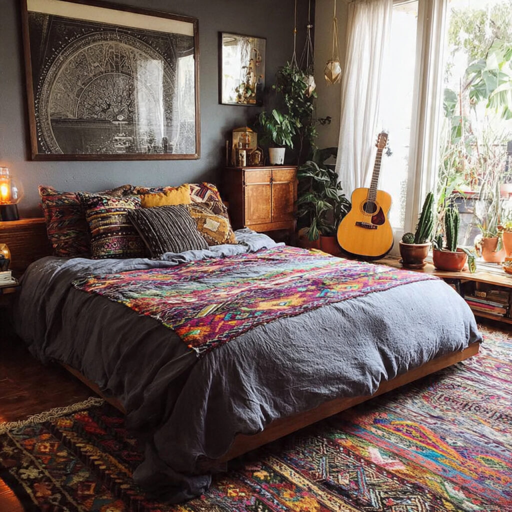 boho chic with personality for bedroom ideas for c