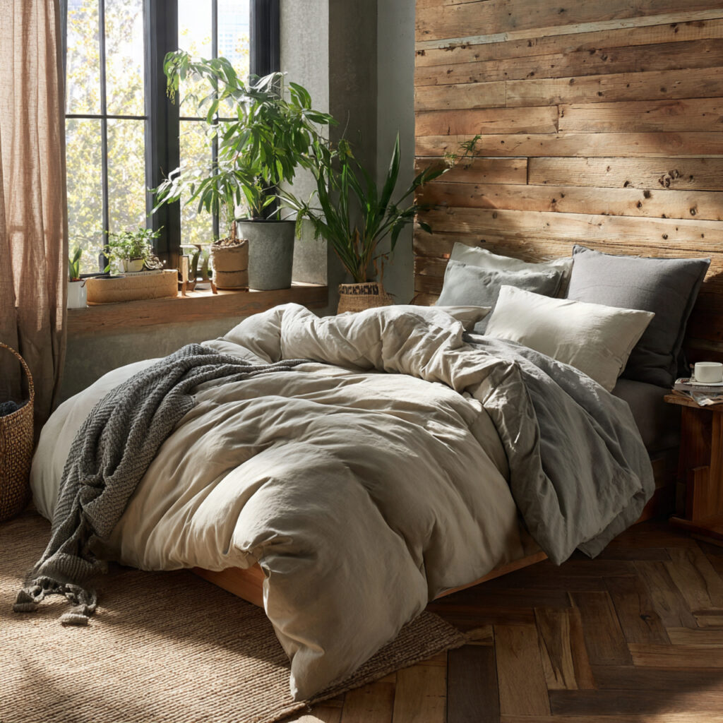 cozy layered bedding for bedroom ideas for couples