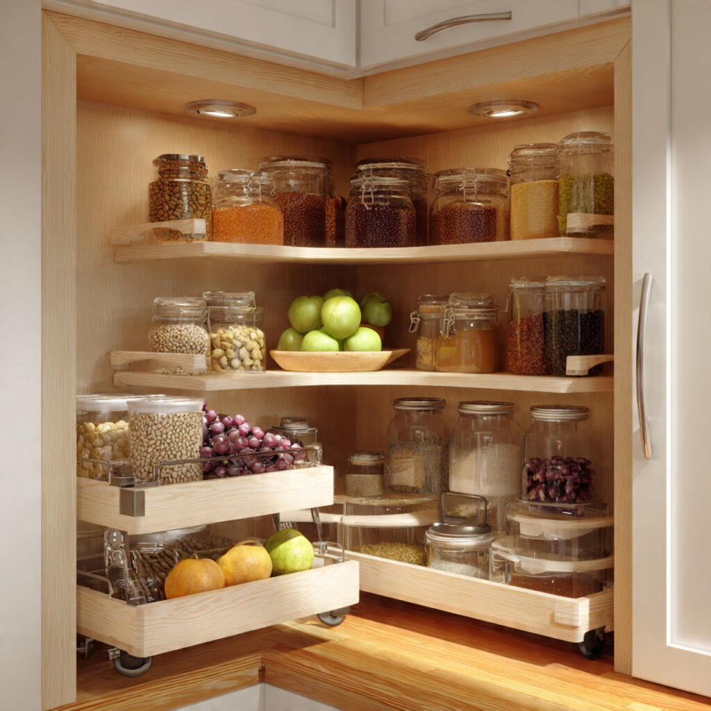 lazy susan cabinet for kitchen corner