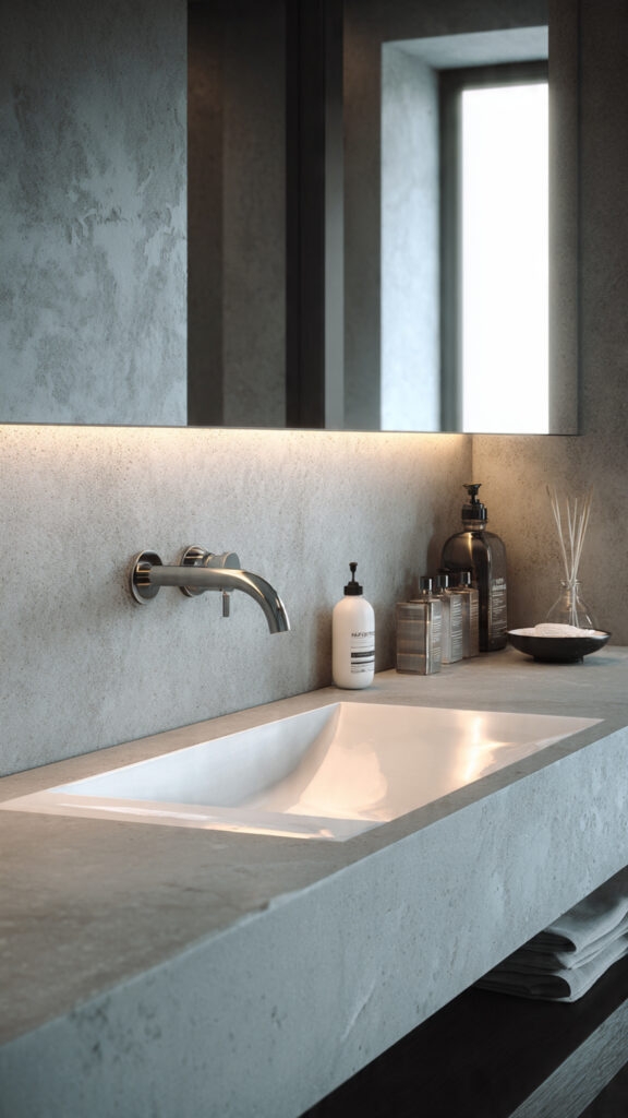 modern bathroom design ideas featuring integrated