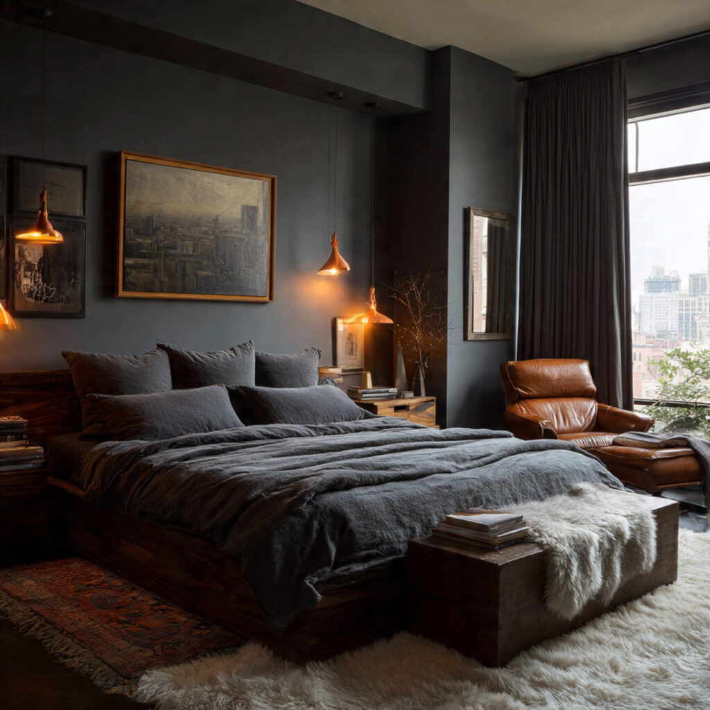 moody dark walls for instant romance for bedroom i