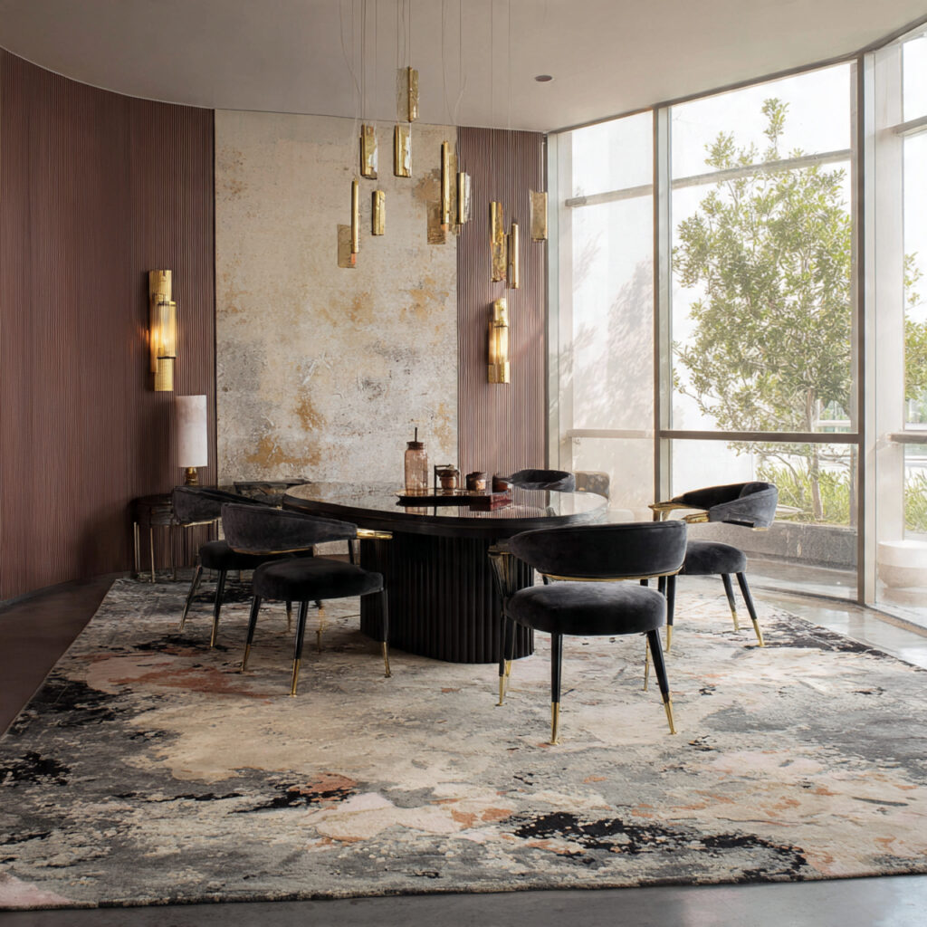 oversized rug for dining room rug