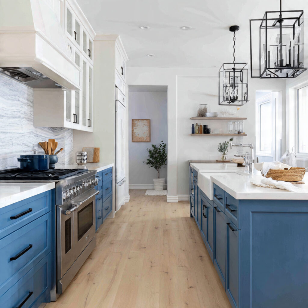 two tone magic for kitchen color ideas