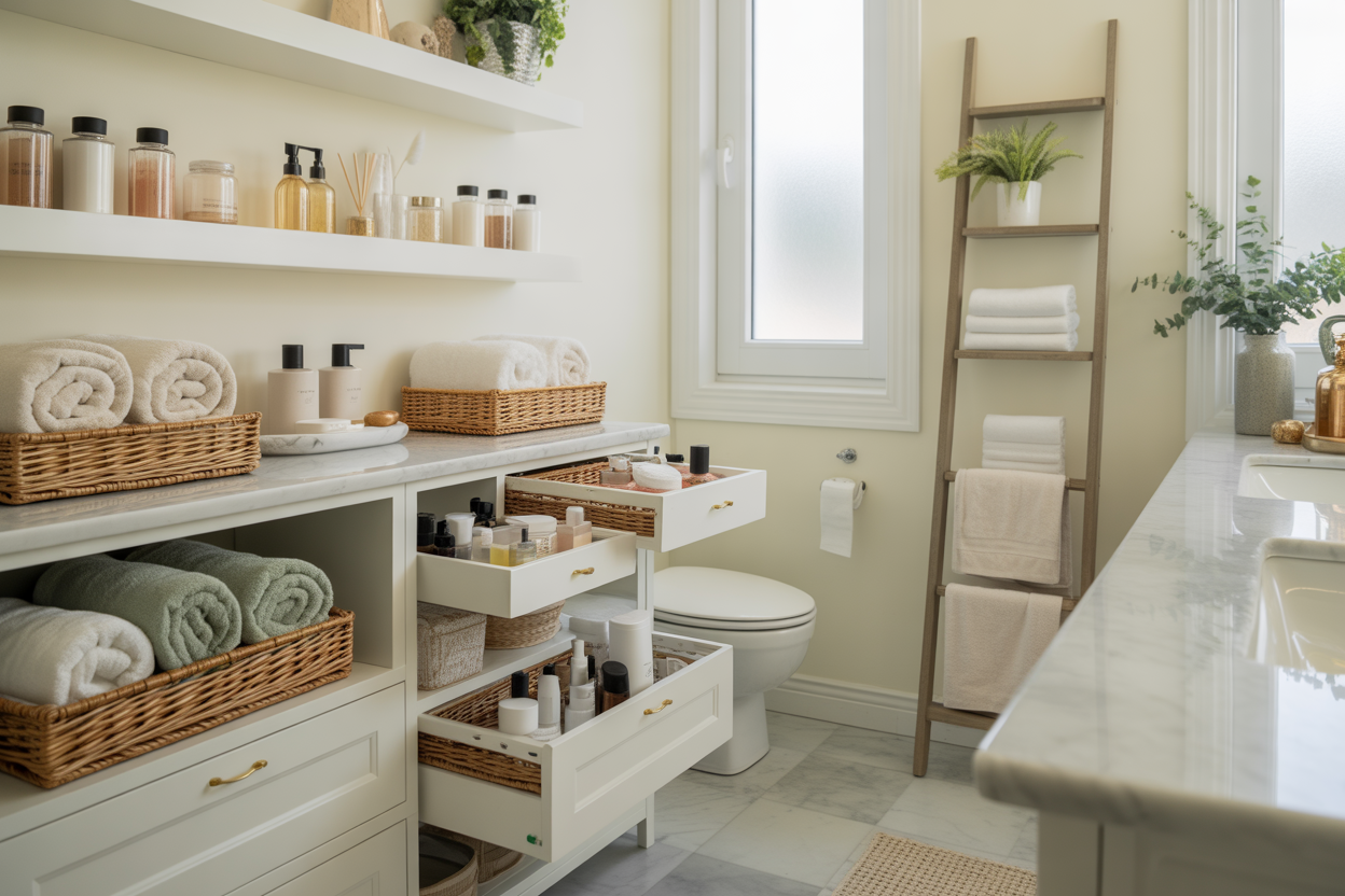 Bathroom Organization Ideas