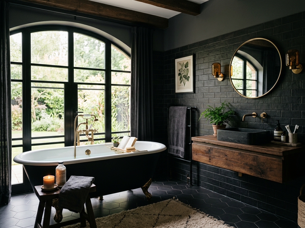 Black Bathroom Ideas