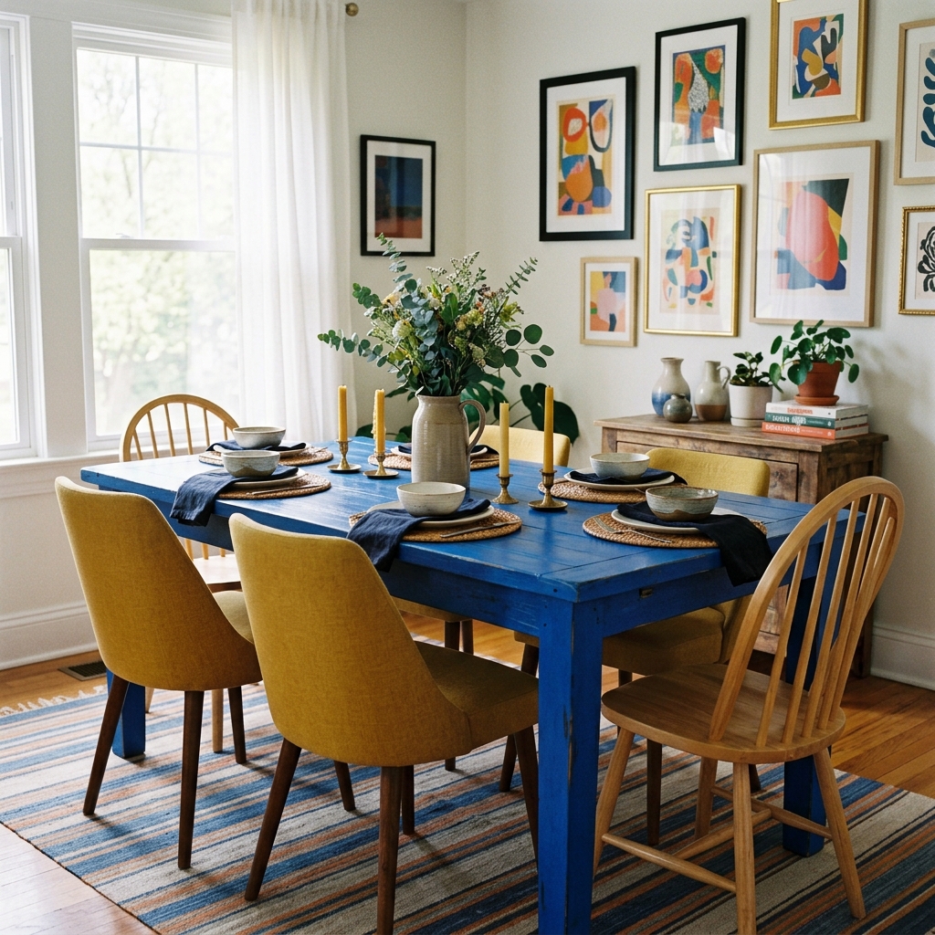 14 Dining Room Table Ideas That Instantly Upgrade Your Space (And Yes, Your Dinner Parties Too) 15 Bold Color Tables