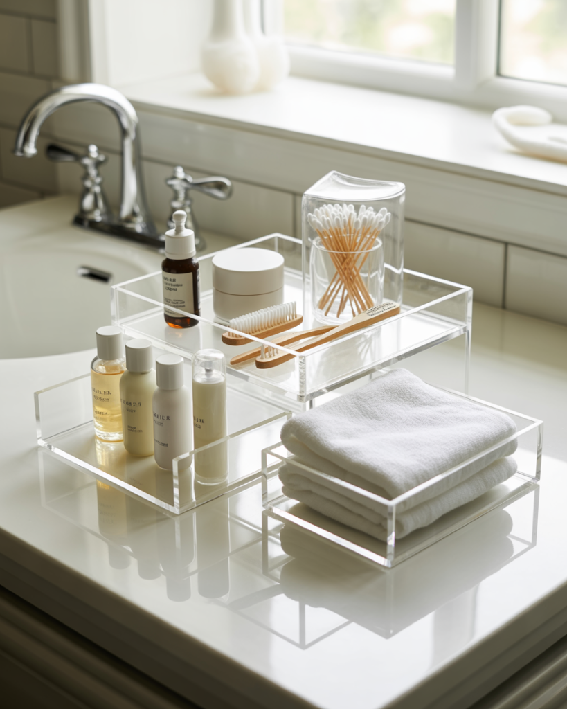 Clear Acrylic Trays