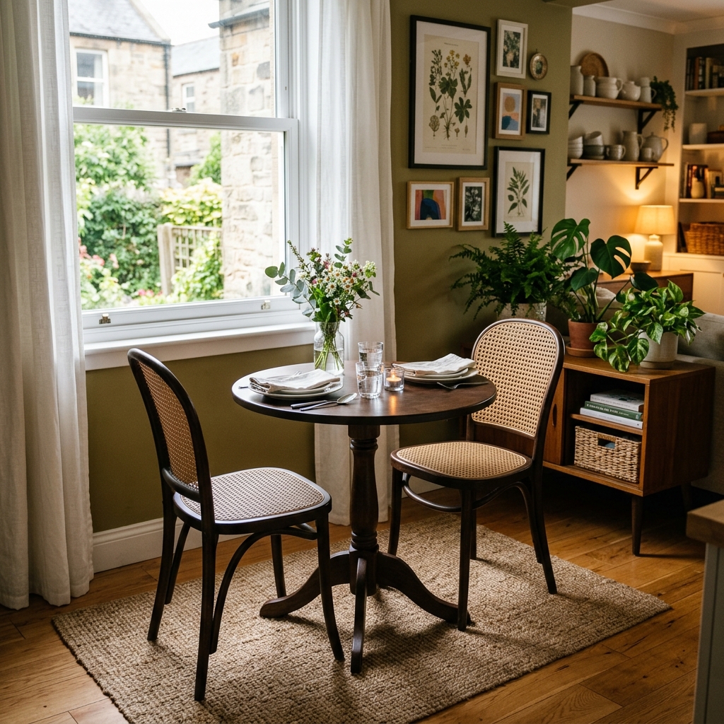 14 Dining Room Table Ideas That Instantly Upgrade Your Space (And Yes, Your Dinner Parties Too) 14 Compact Bistro Style