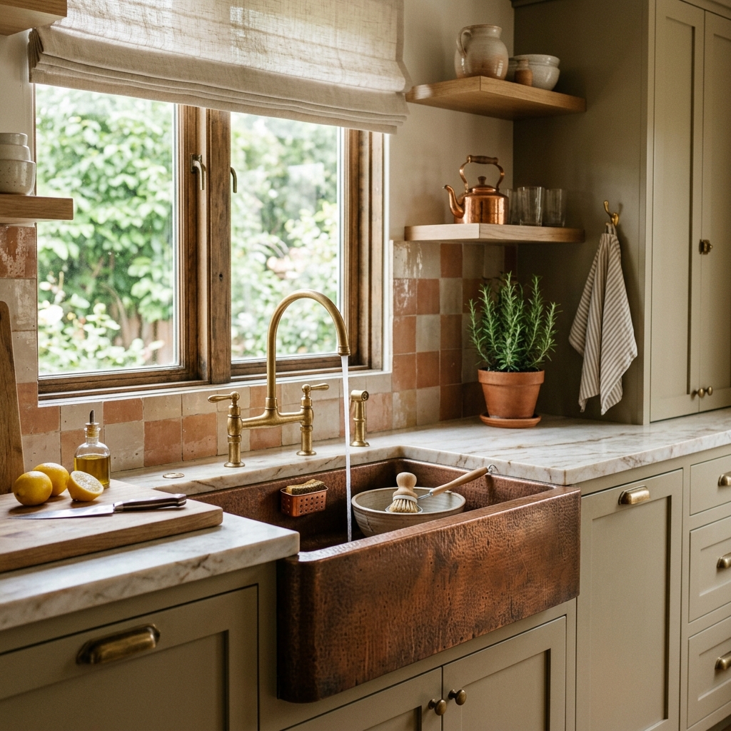 Copper Sink for Warm Luxe Vibes