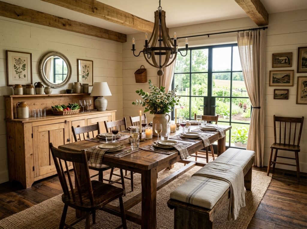 Farmhouse Dining Room Ideas