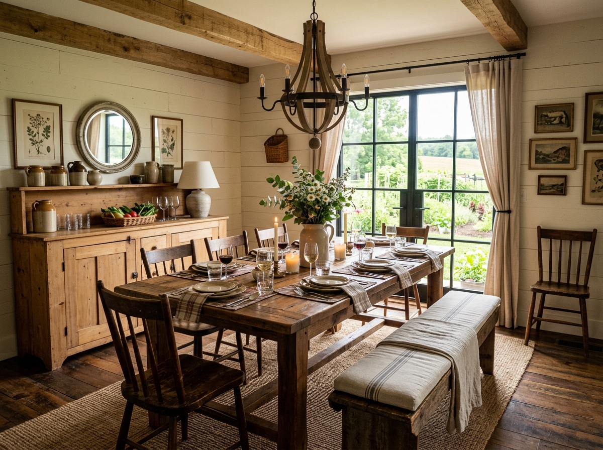 Farmhouse Dining Room Ideas