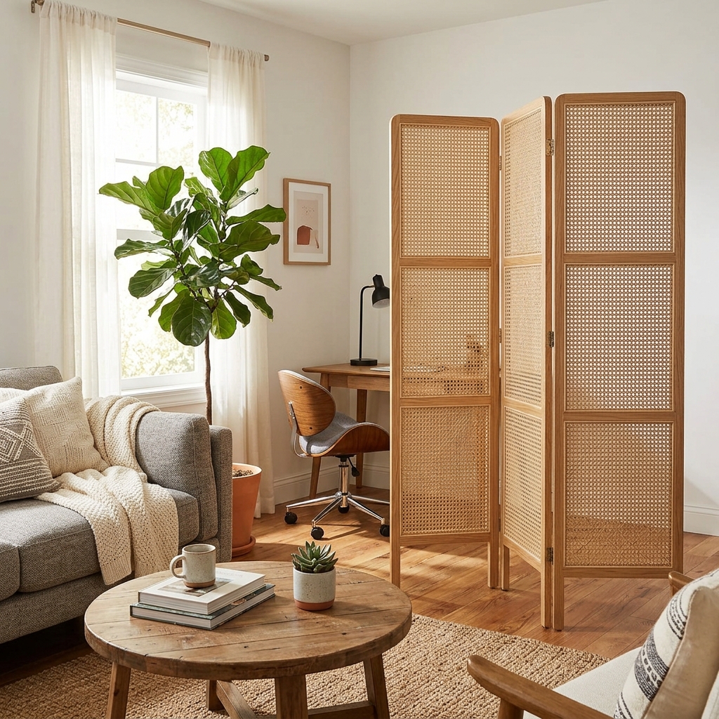 15 Living Room Divider Ideas That Will Instantly Upgrade Your Space (And Yes, You’ll Want Them All) 5 Folding Screen Divider