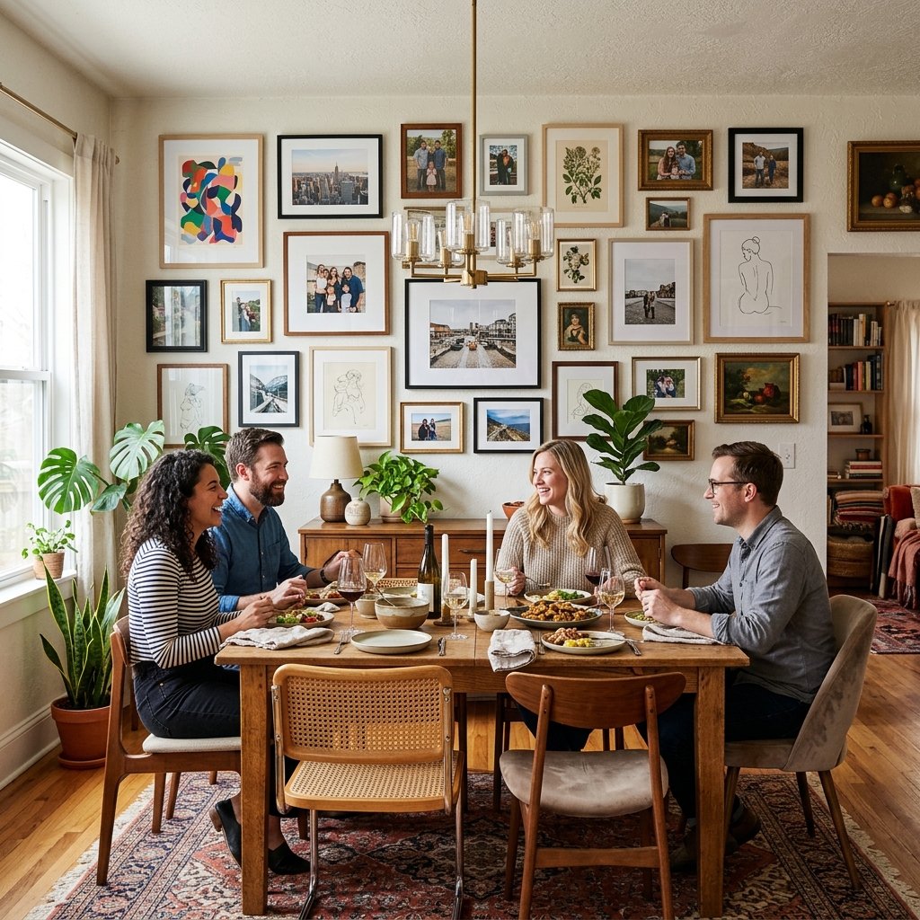 Gallery Wall Dining Room
