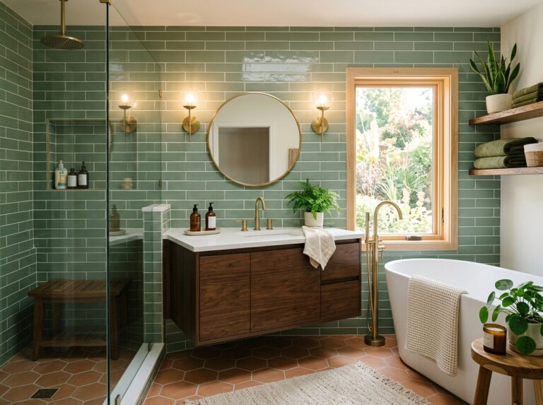 Green Bathroom Ideas