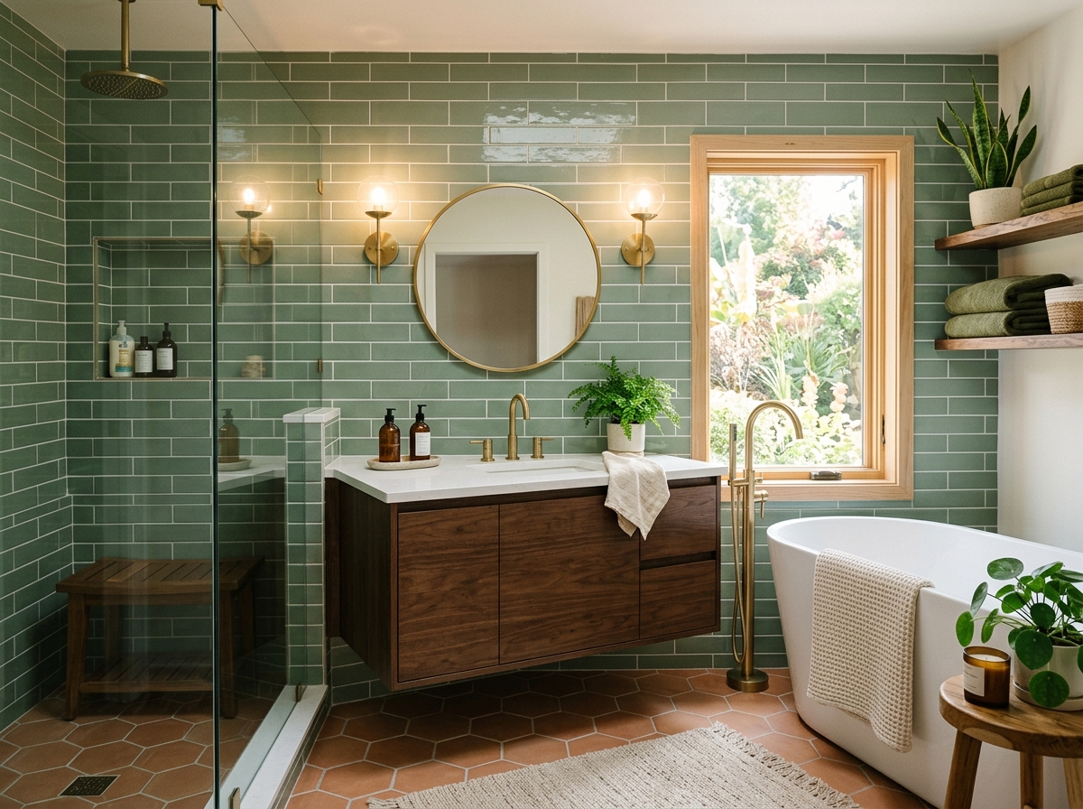 Green Bathroom Ideas