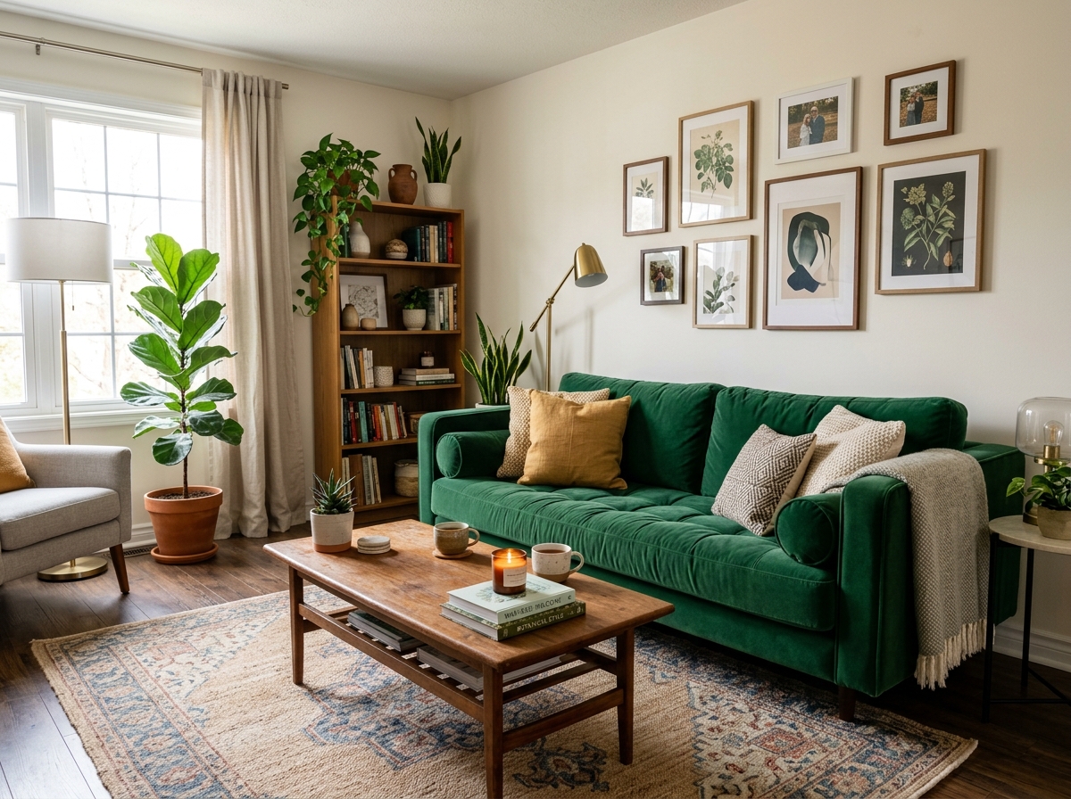 Green Couch Living Room Ideas