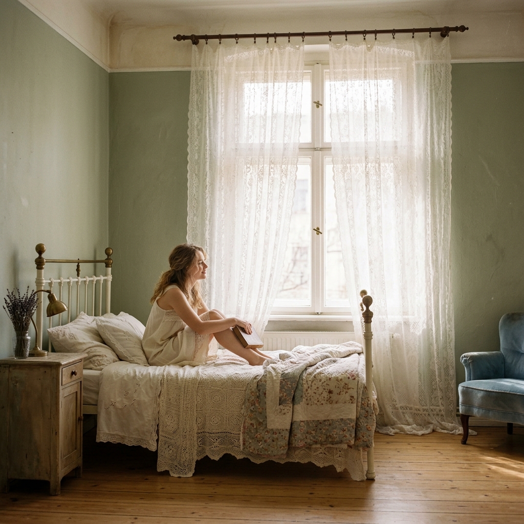 Lace Curtains That Filter Light Like a Dream