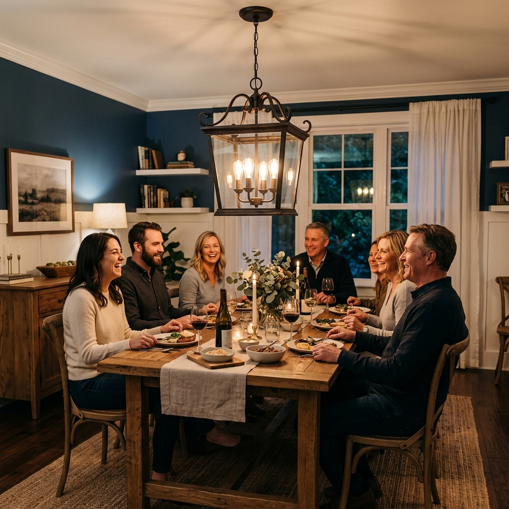 14 Dining Room Light Fixtures That Instantly Upgrade Your Space (And Yes, You’ll Want Them All ) 10 Lantern Style