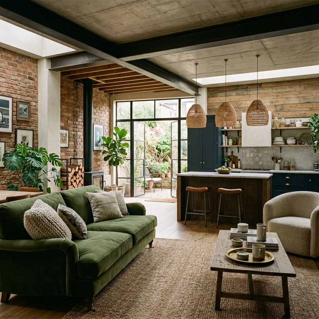 14 Open Plan Kitchen Living Room Ideas That Will Make Your Home Look Straight Out of Pinterest 13 Layered Textures for Depth