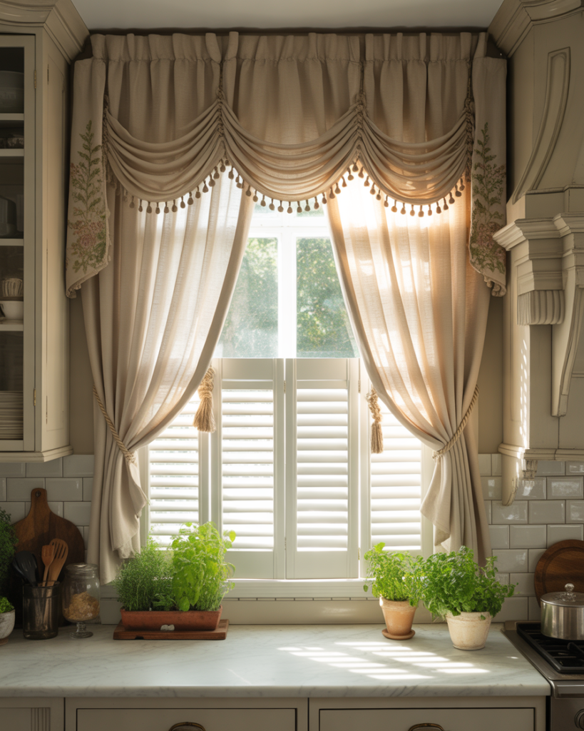 Layered Window Treatments