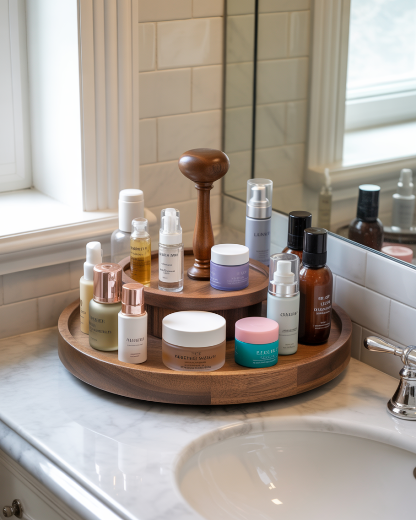 Lazy Susan for Skincare Hoarders