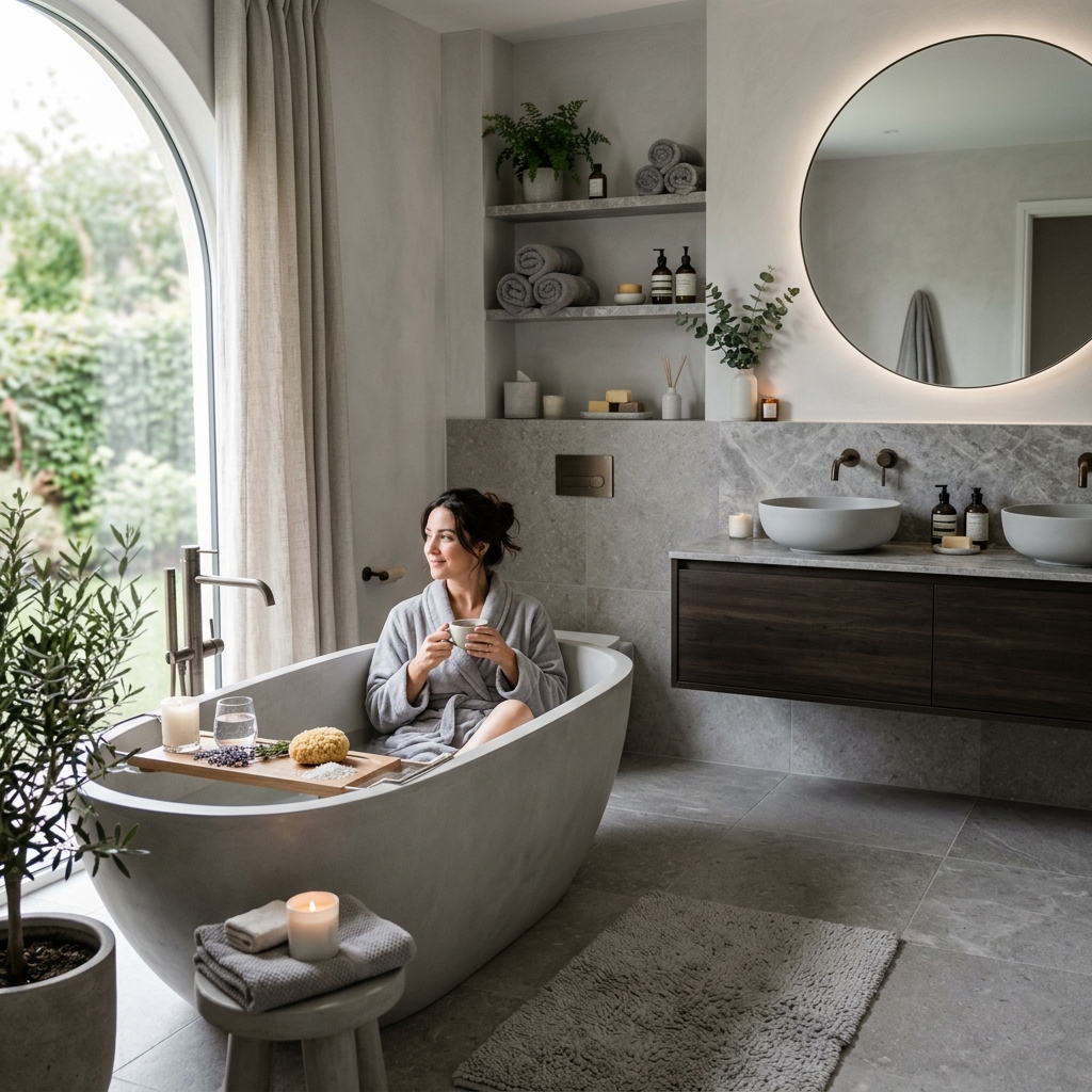 Light Grey Spa Retreat