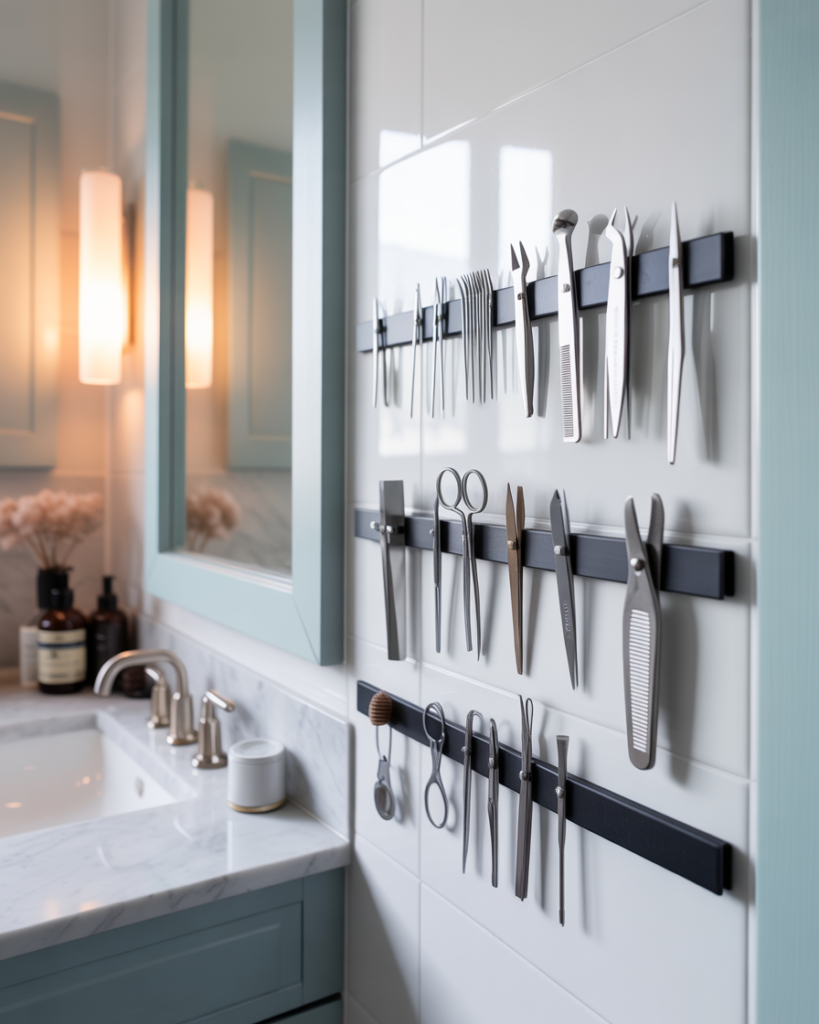 Magnetic Strips for Tiny Tools